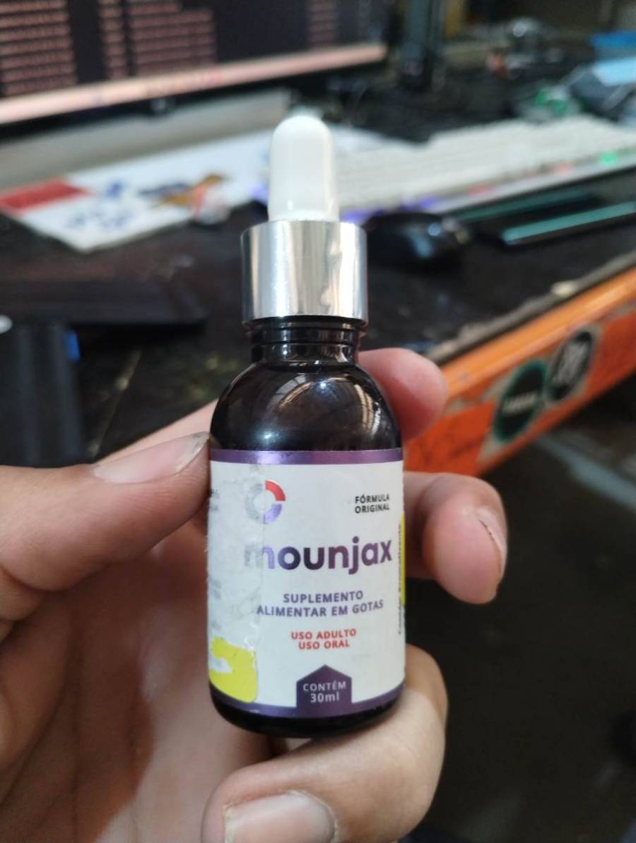 Suplemento alimentar em gota mounjax