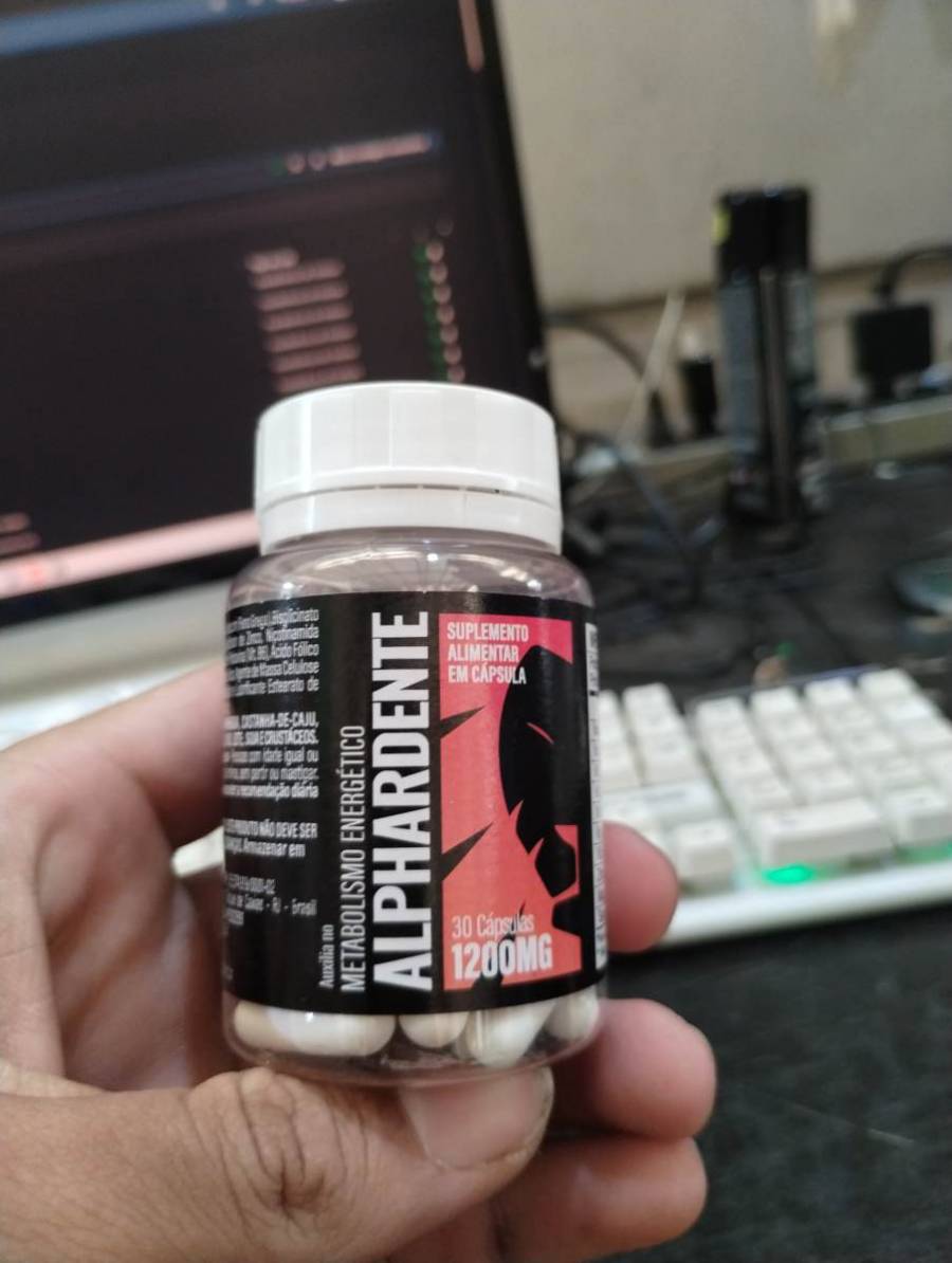 Suplemento alimentar em cápsula Alphardente 1200mg 30 cápsulas