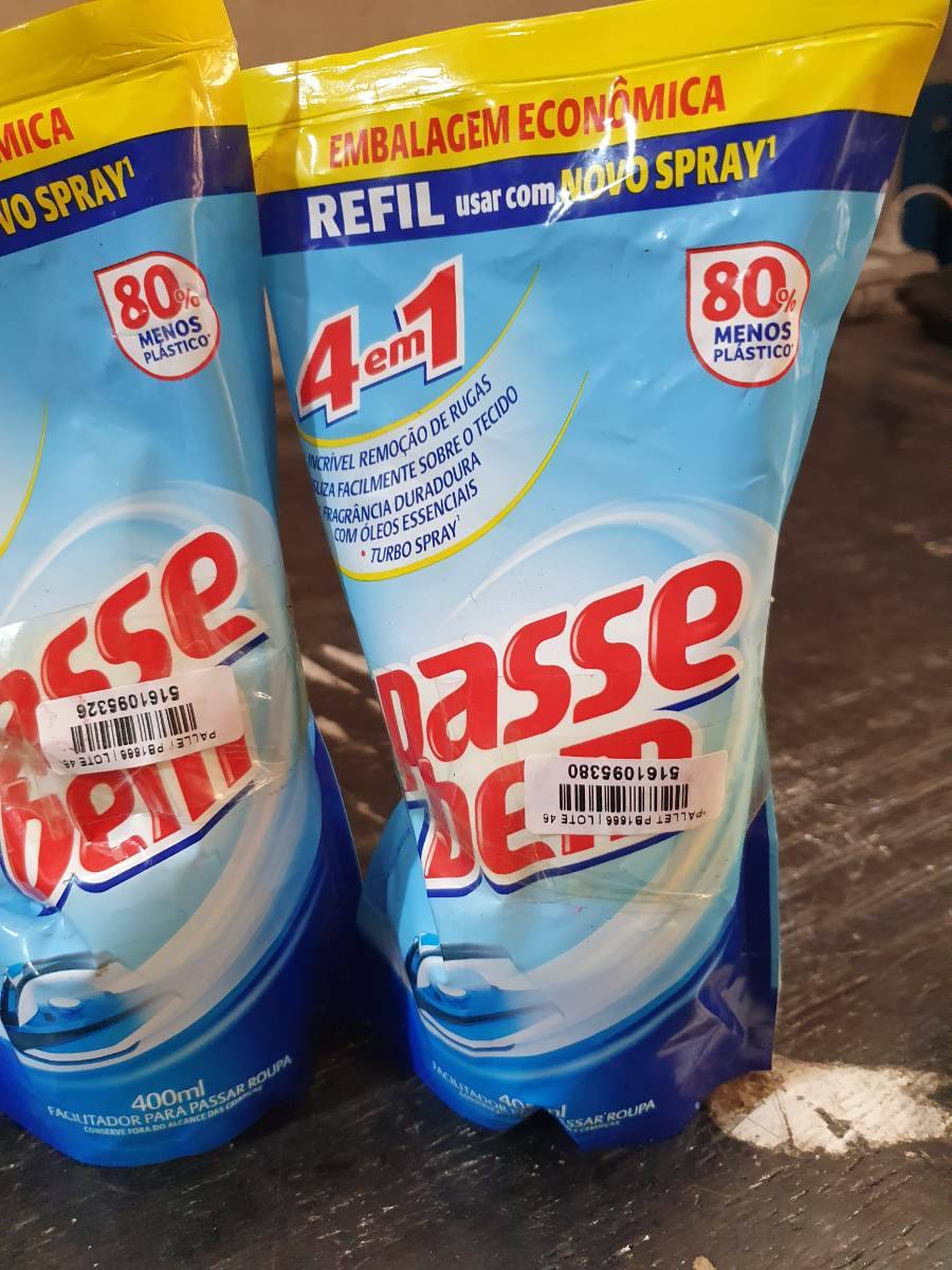 Refil Passa Bem 4 em 1 facilitador para passar roupa