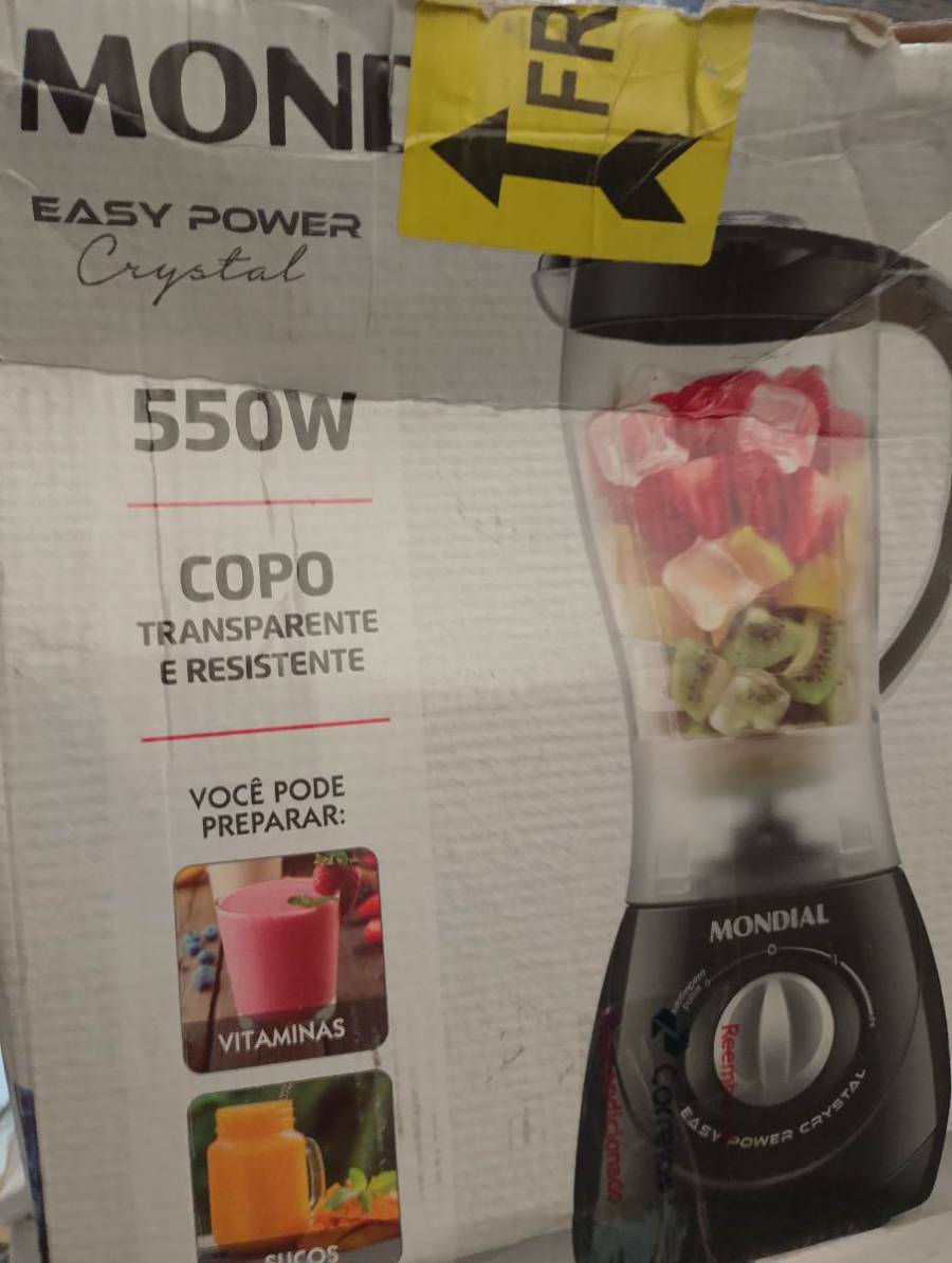 Liquidificador Mondial Easy Power Crystal 550W