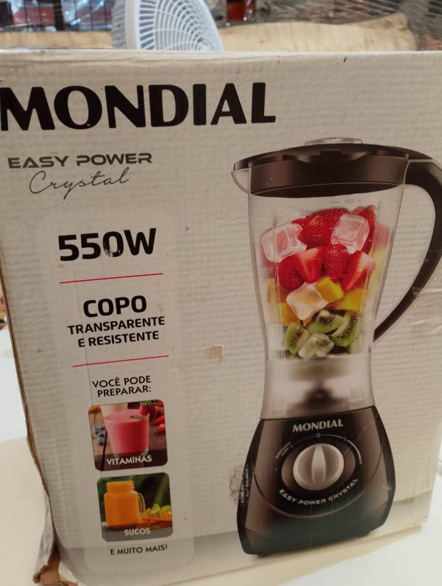 Liquidificador Mondial Easy Power Crystal 550W