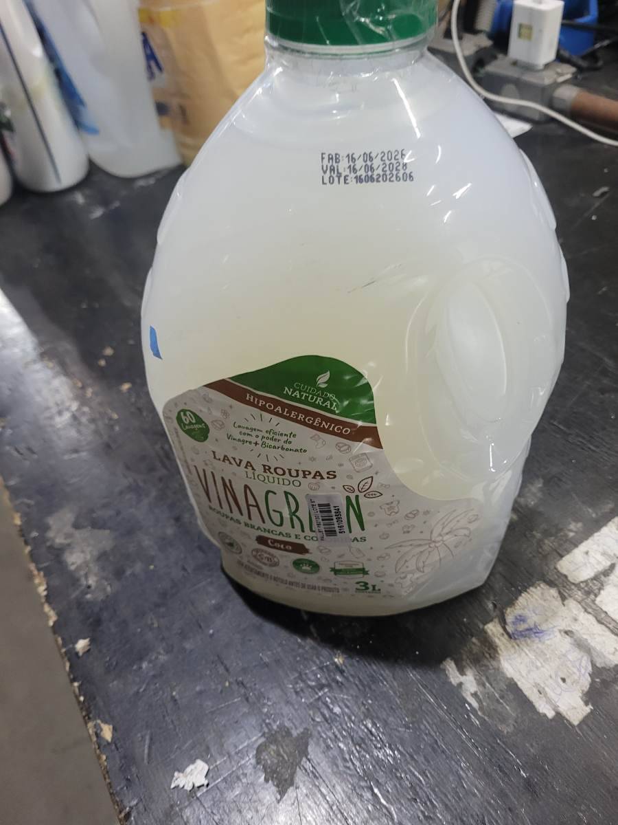 Lava Roupas Líquido Vinagron Hipoalergênico