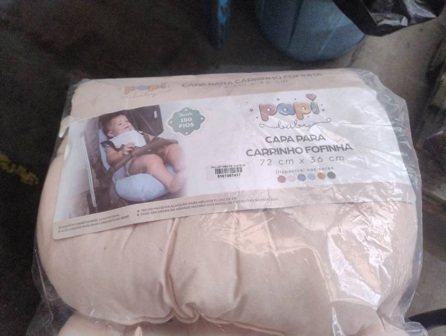 Capa para carrinho fofinha 72 cm  x  36 cm