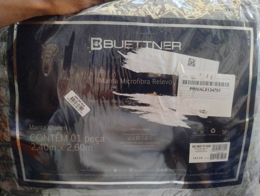 Manta Queen Microfibra Relevo