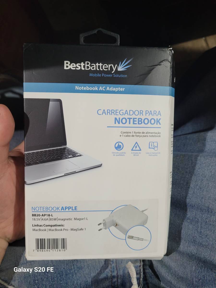 Carregador para notebook Apple