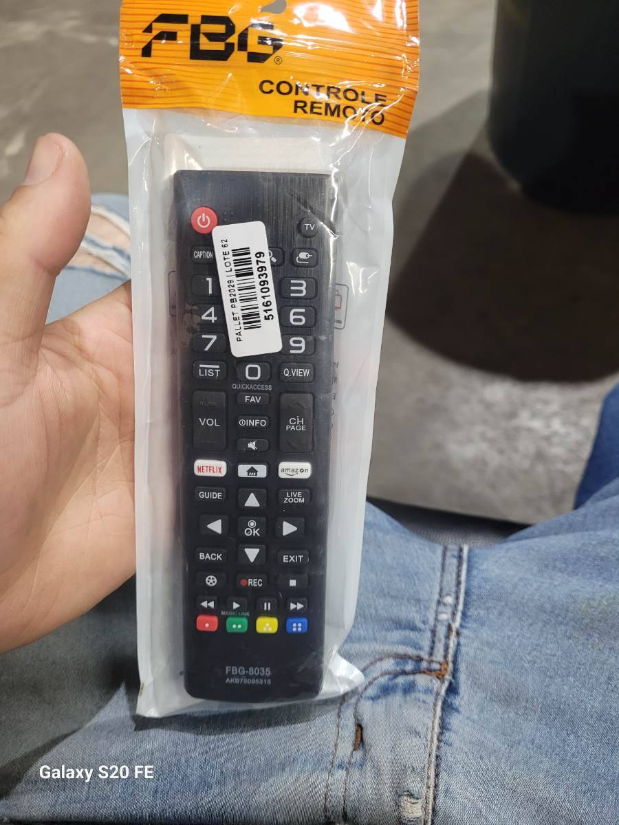 Controle remoto para TV