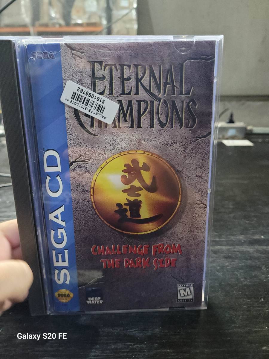 Jogo Eternal Champions Challenge From The Dark Side para Sega CD