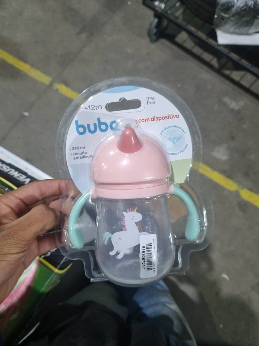 Copo com dispositivo canudo Magic Unicórnio