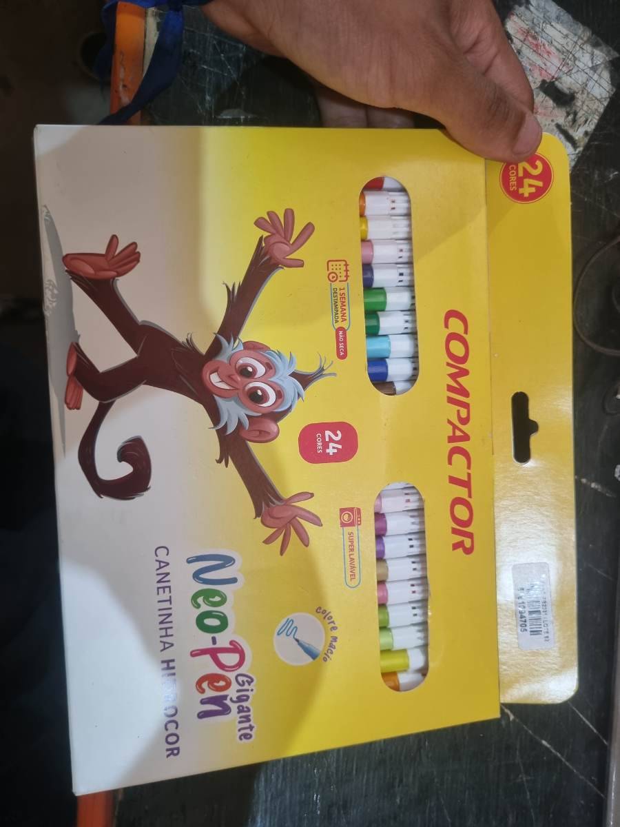 Canetinha hidrográfica Neo Pen Gigante 24 cores