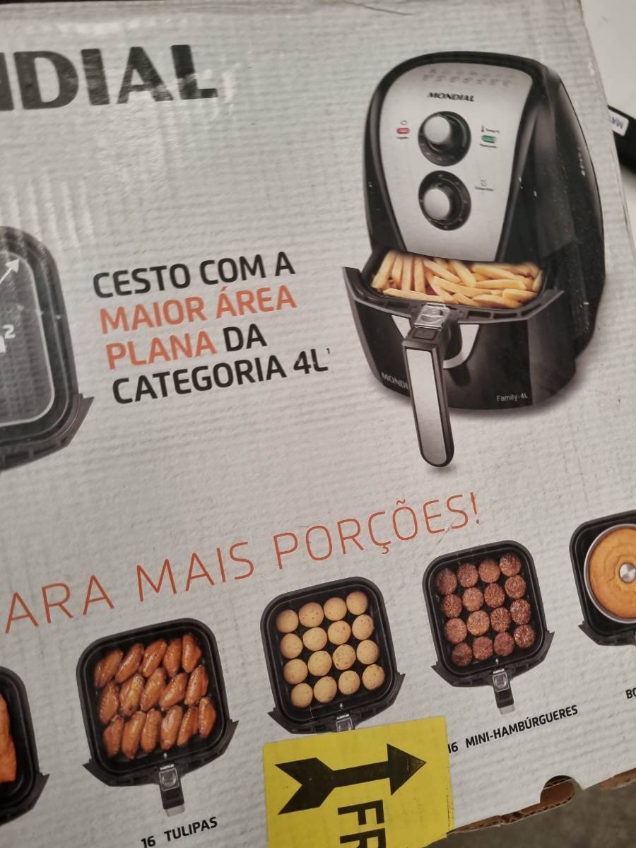 Fritadeira elétrica sem óleo