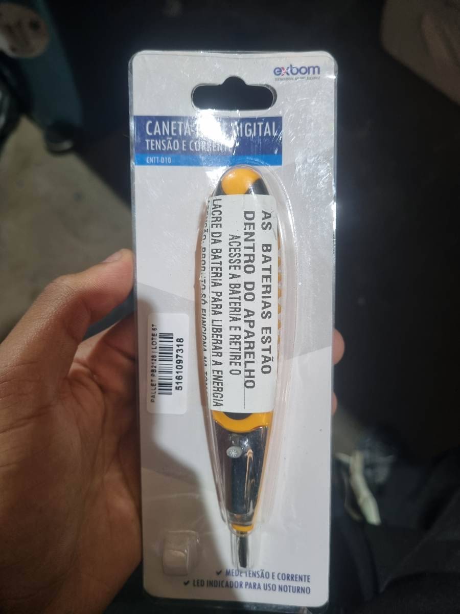 Caneta Teste Digital de Tensão e Corrente