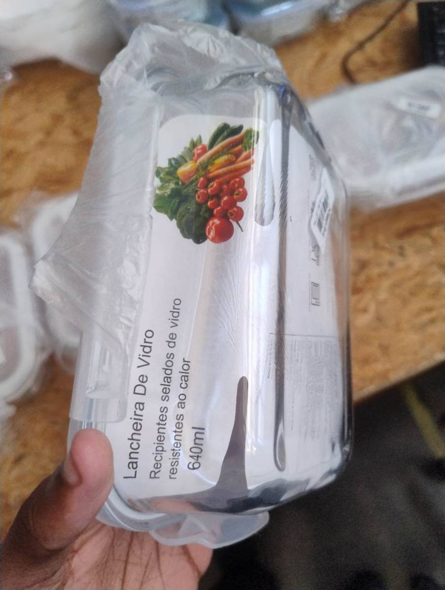 Lancheira de vidro