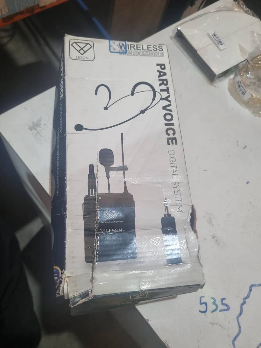 Microfone sem fio wireless