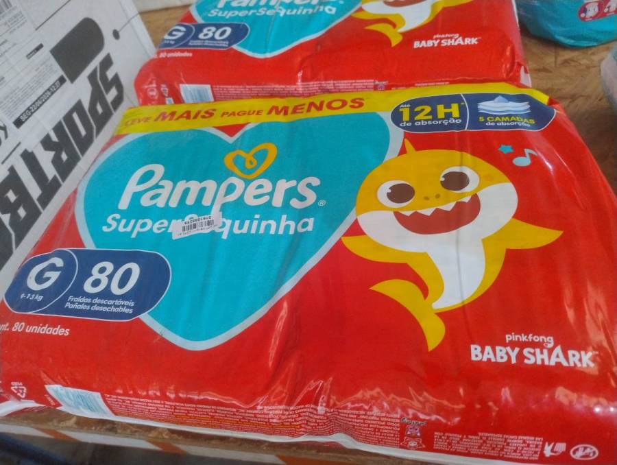Fraldas descartáveis Pampers Super Sequinha G