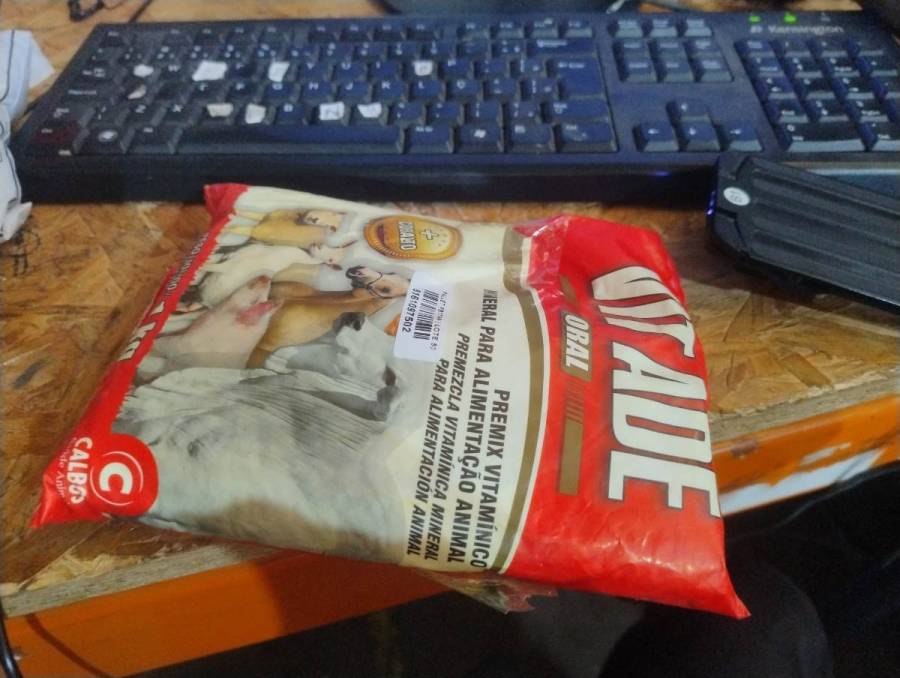 Premix vitamínico mineral para alimentação animal