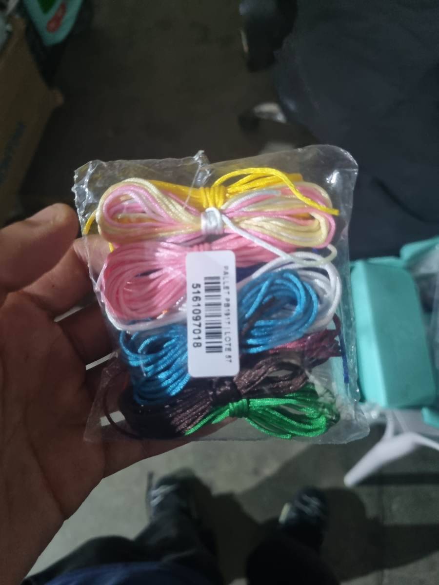Kit de fios coloridos para artesanato