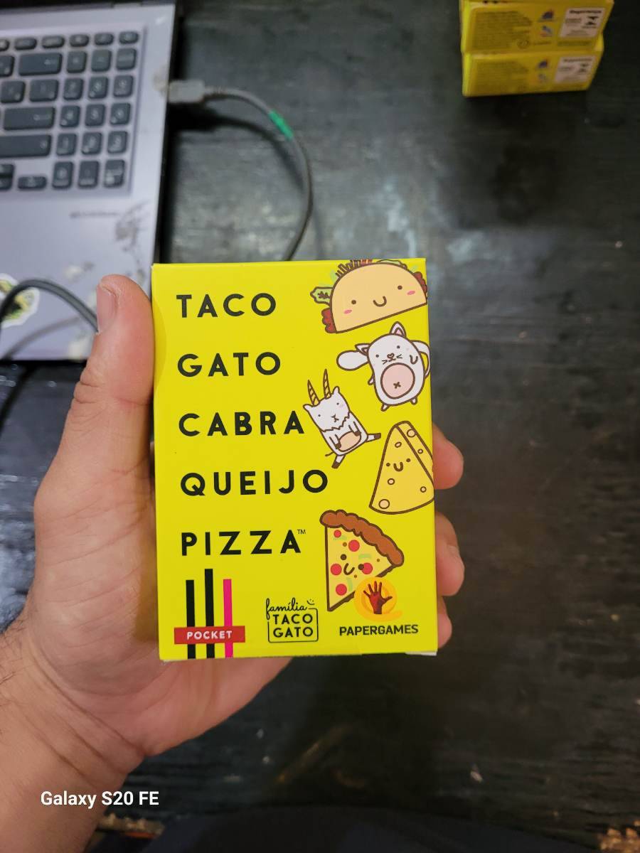Jogo de cartas Taco Gato Cabra Queijo Pizza Pocket