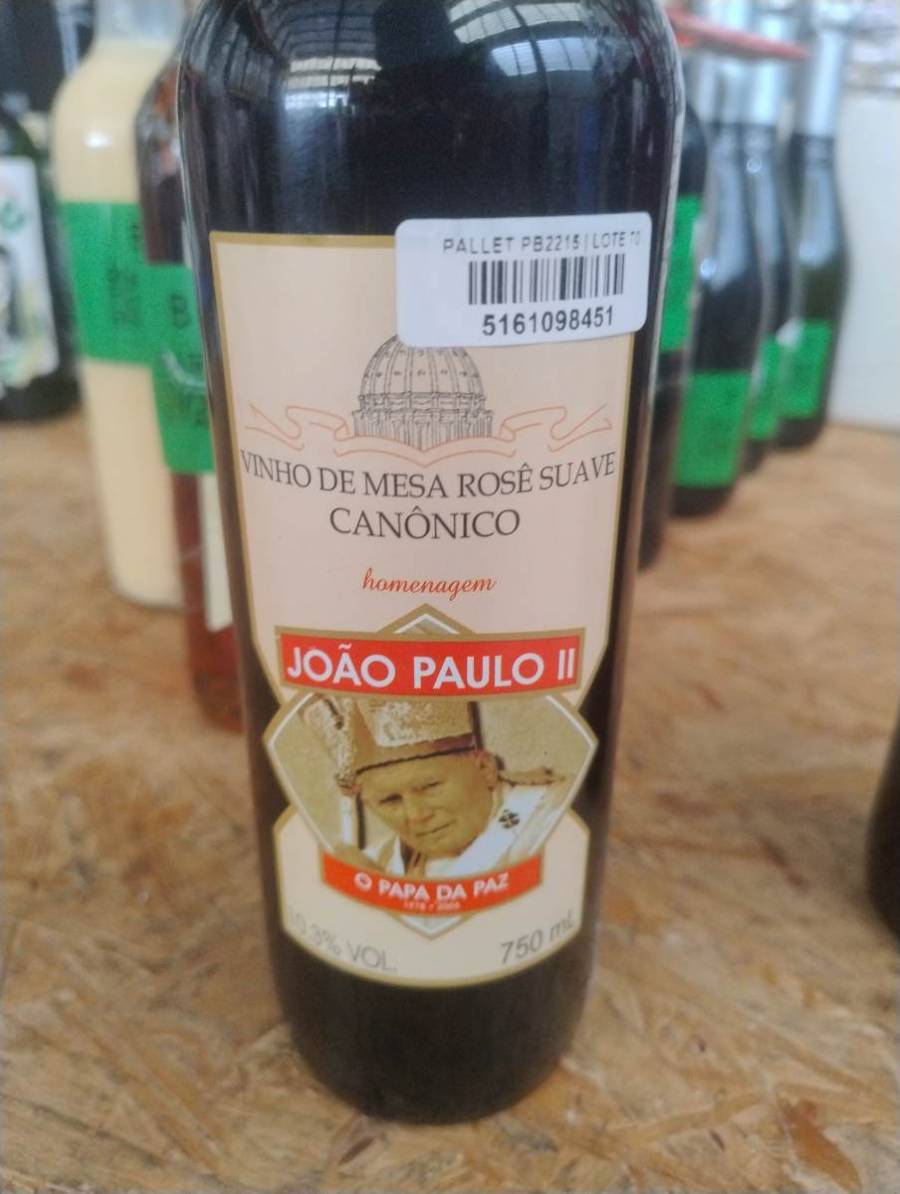 Vinho de Mesa Rosê Suave Canônico João Paulo II