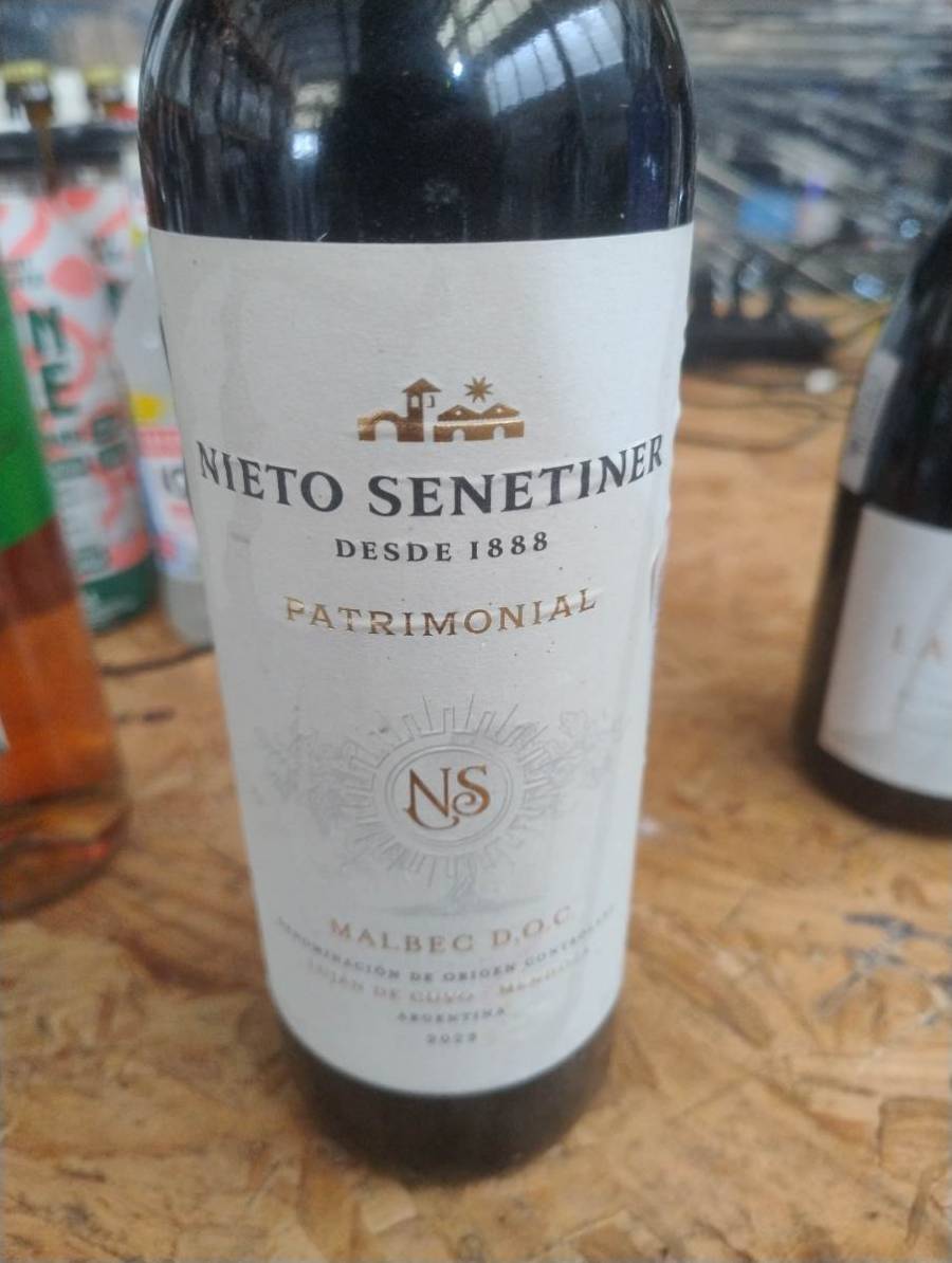 Vinho tinto Malbec Patrimonial