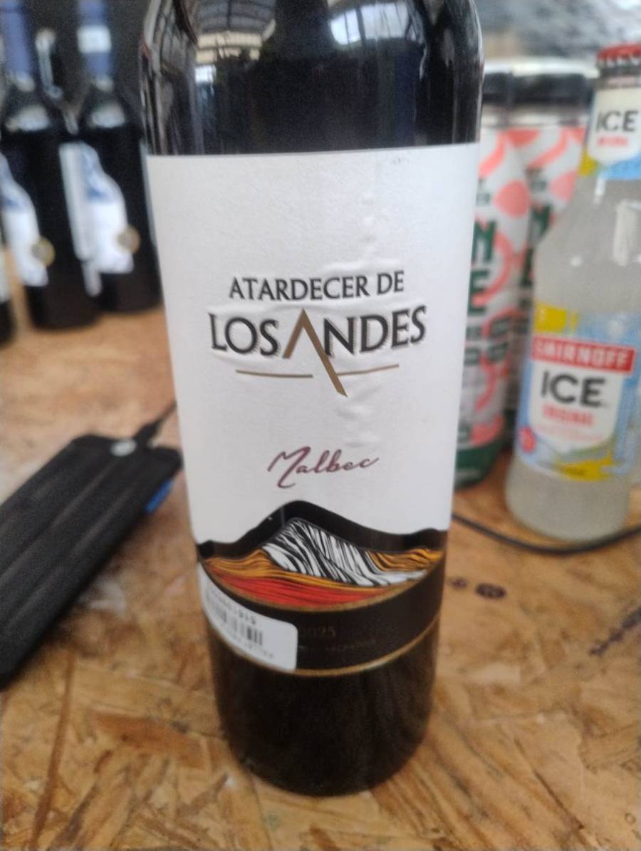 Vinho Malbec Atardecer de Los Andes