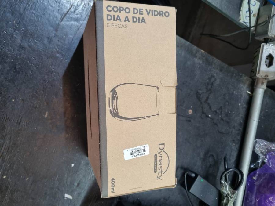 Copo de vidro dia a dia 6 peças