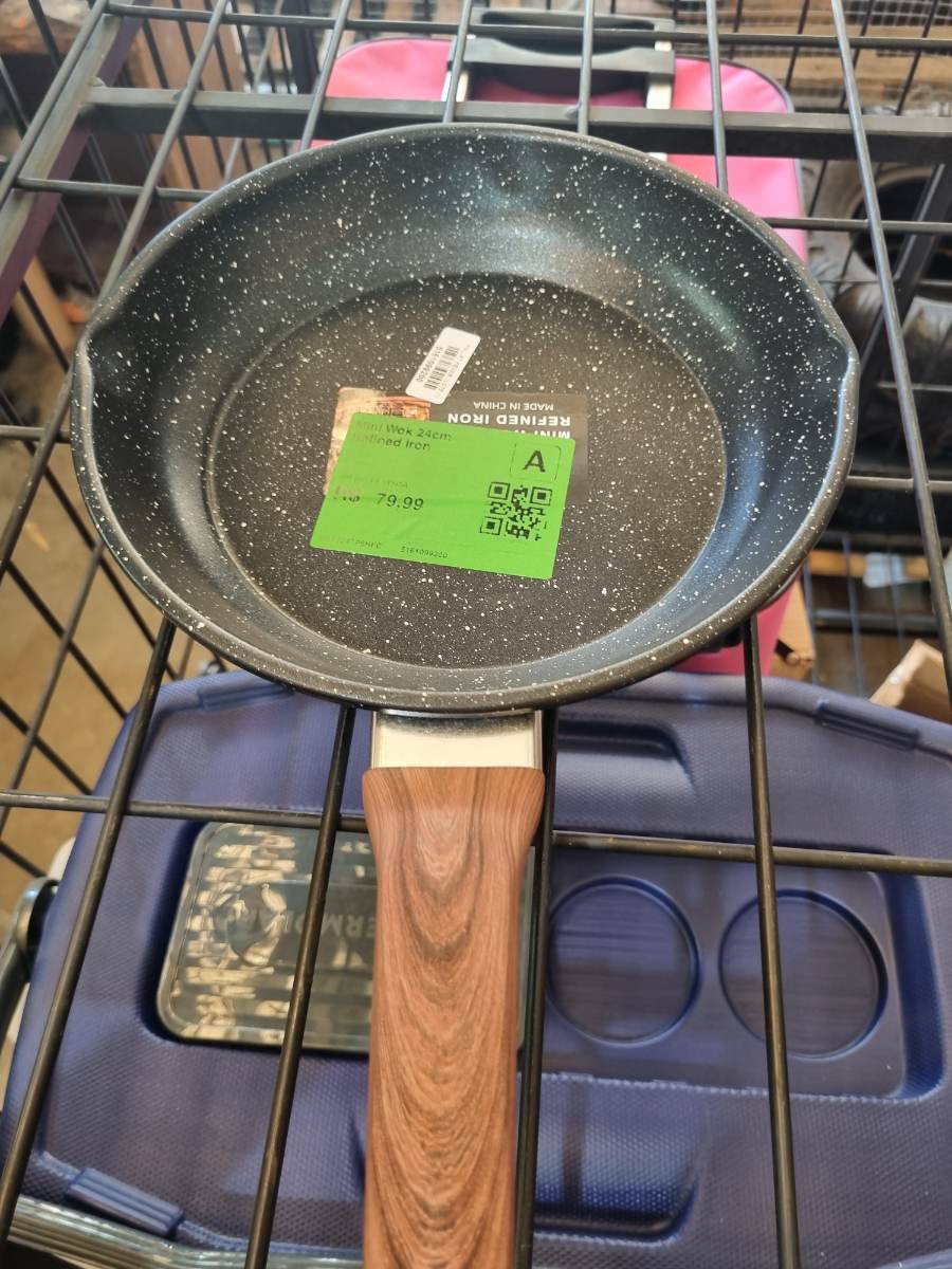 Mini Wok 24cm Revestido Ferro Fundido
