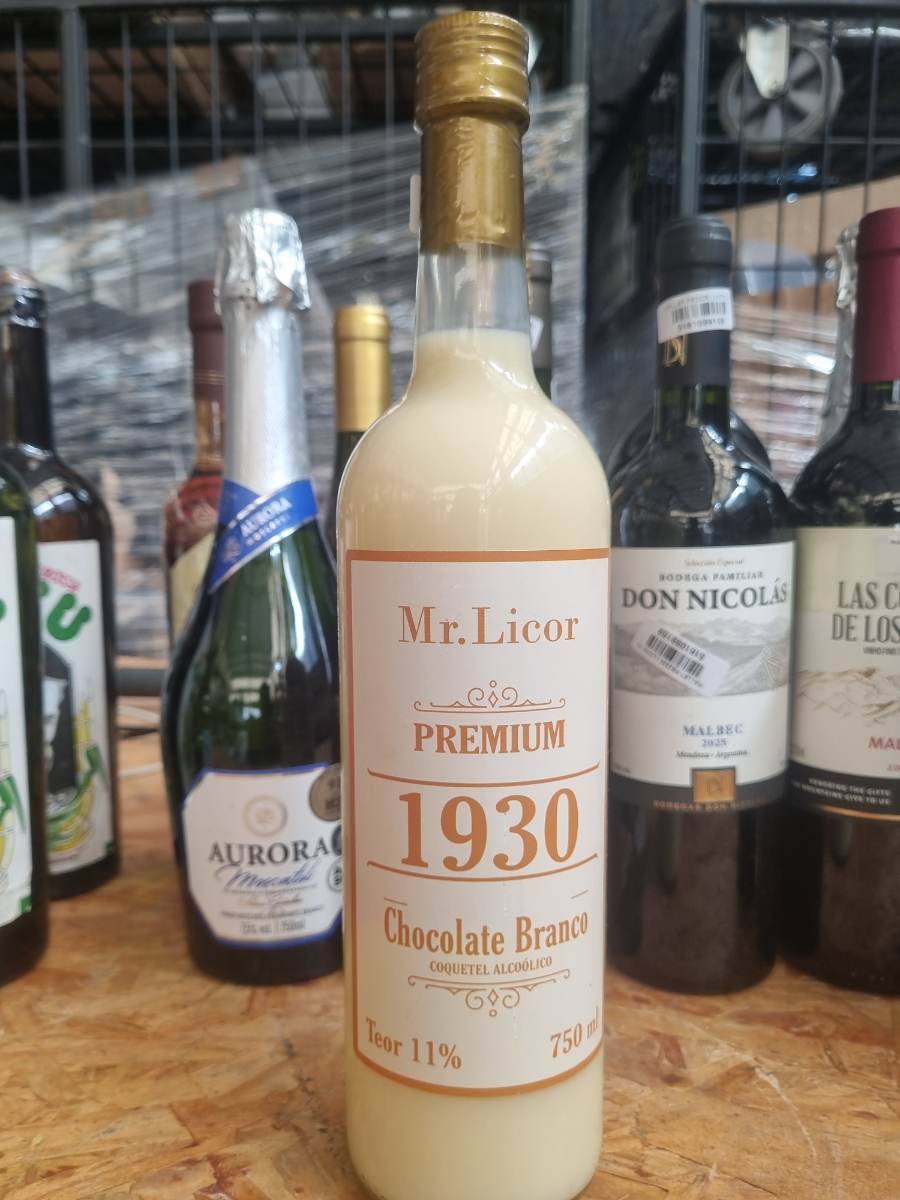 Licor Mr. Licor Premium 1930 Chocolate Branco
