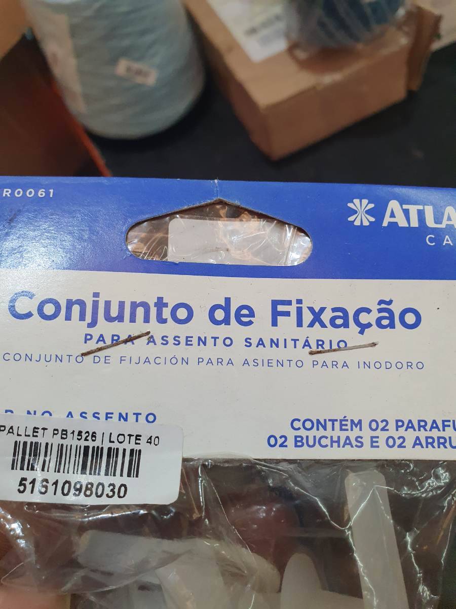 Conjunto de Fixação para Assento Sanitário