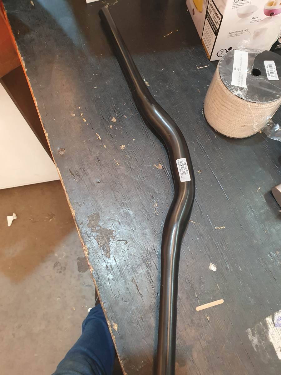 Guidão de bicicleta preto