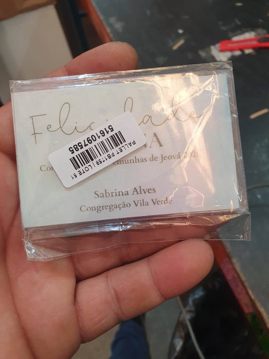 Cartão de felicitações personalizado