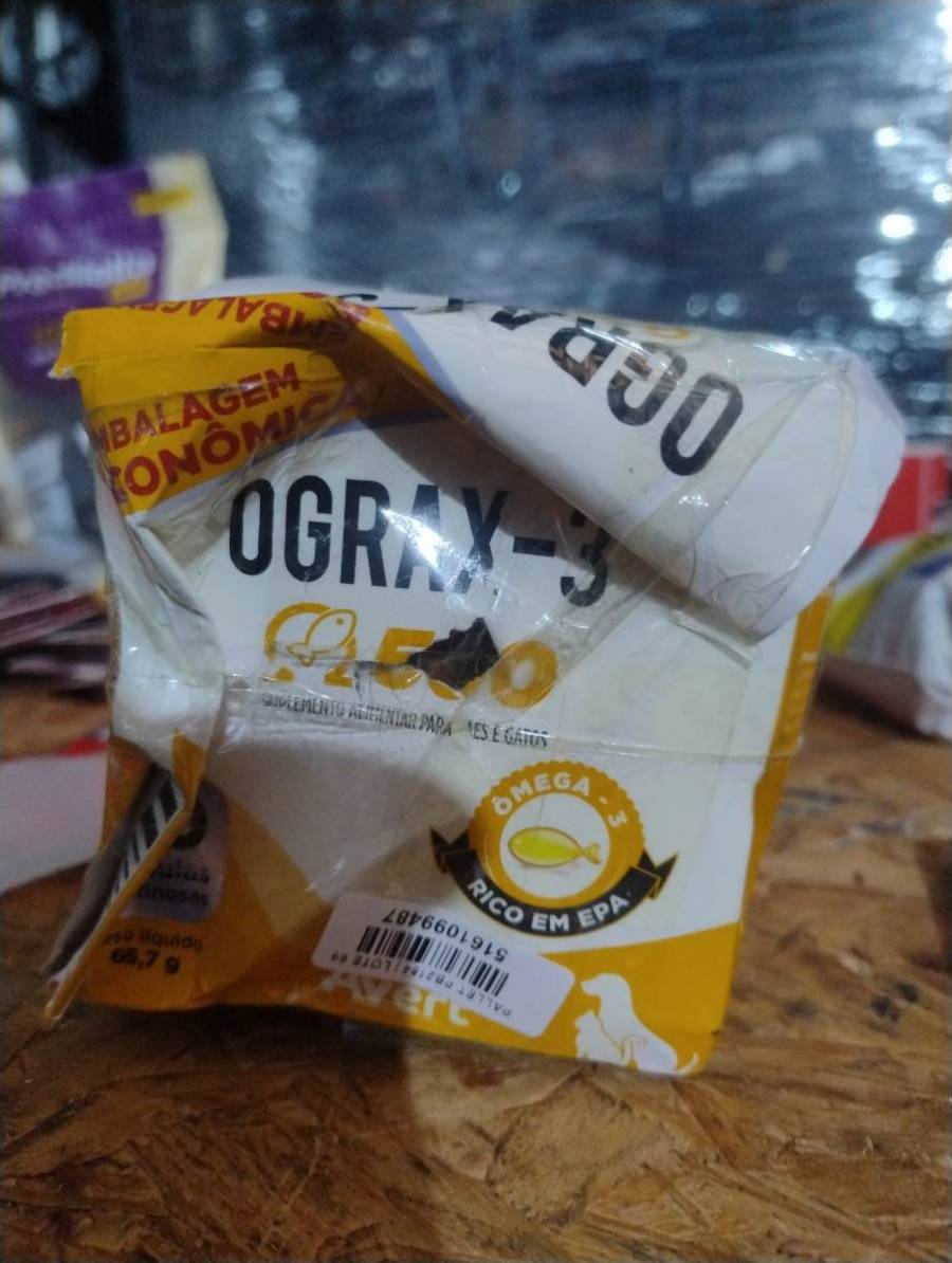 Suplemento alimentar para cães e gatos Omega-3