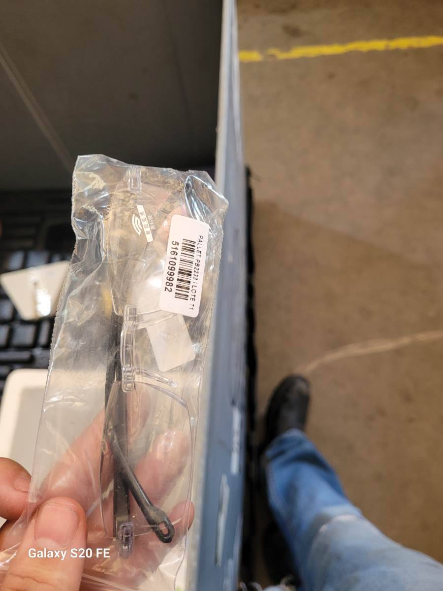Óculos de proteção transparente