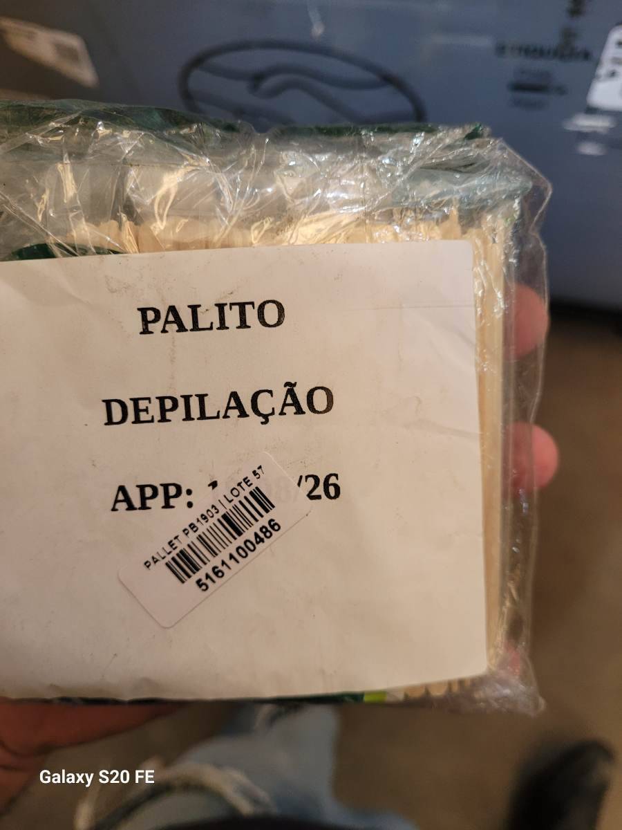 Palito para depilação
