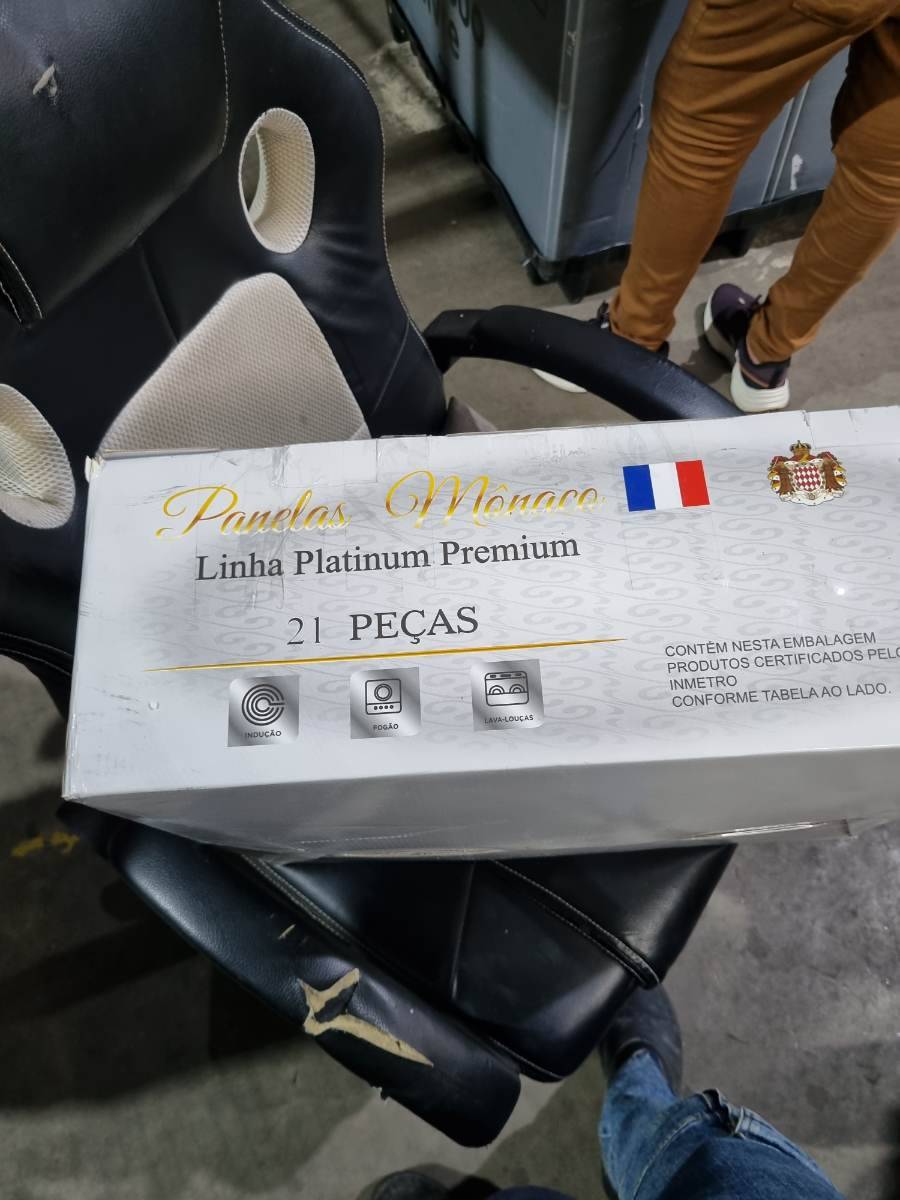 Jogo de panelas Linha Platinum Premium 21 peças