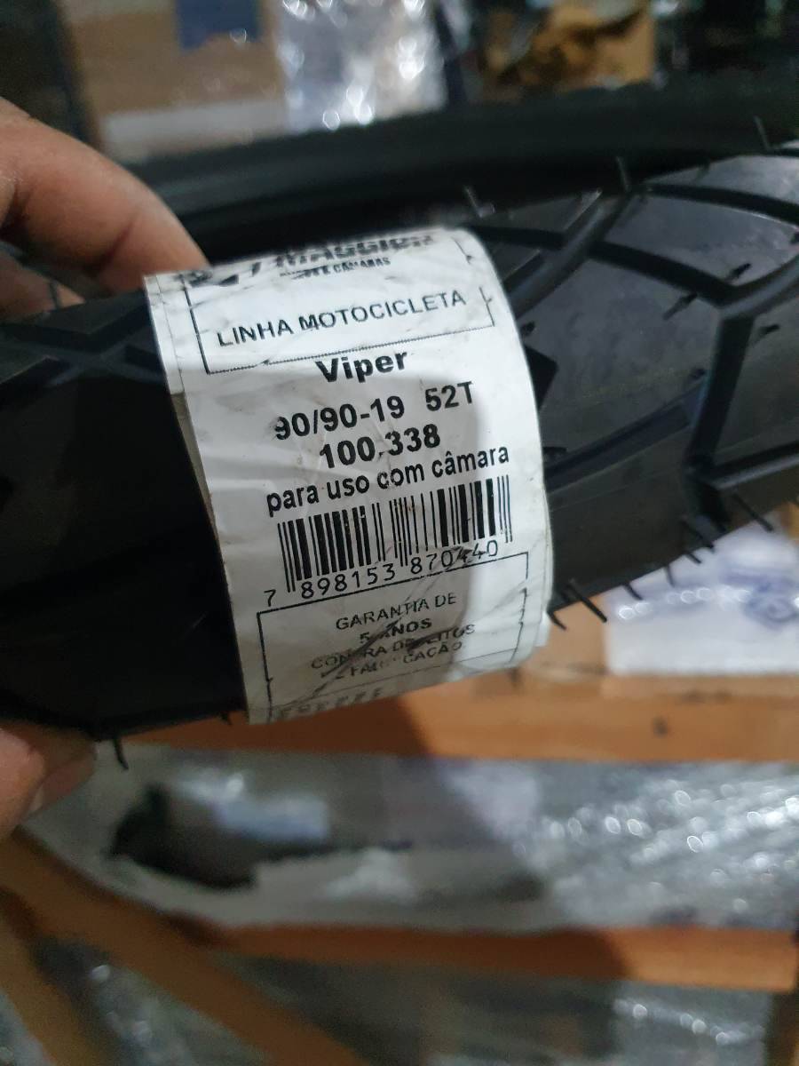 Pneu para motocicleta Viper 90/90-19 52T