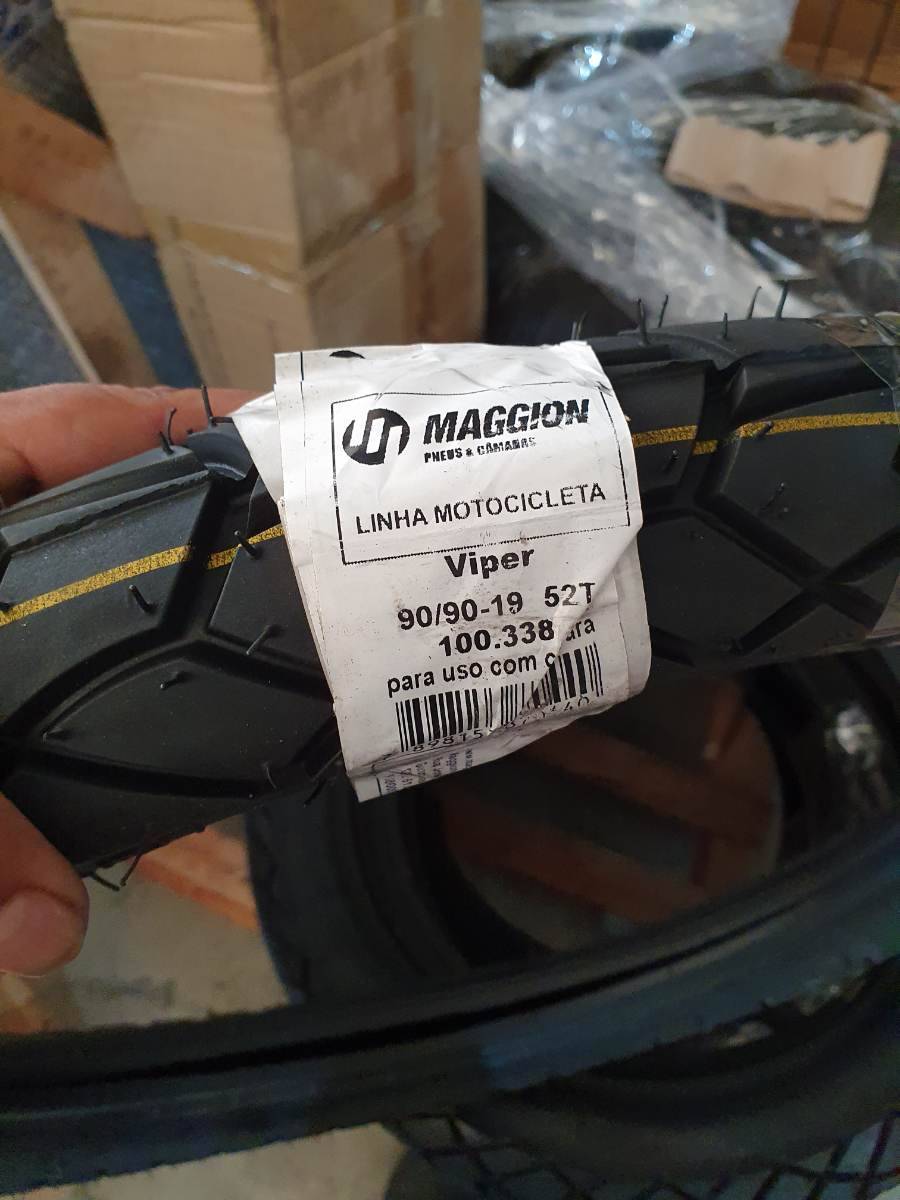 Pneu para motocicleta Maggion Viper 90/90-19 52T