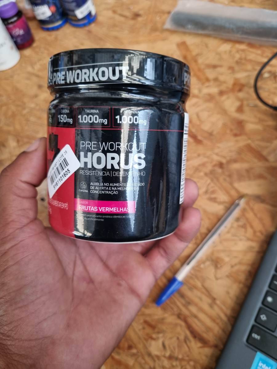 Pré Workout Horus sabor Frutas Vermelhas