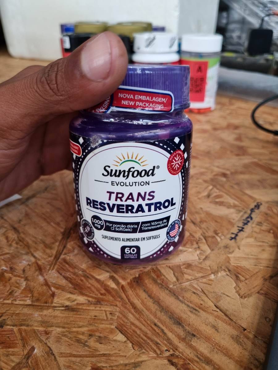 Suplemento alimentar em softgels Trans Resveratrol