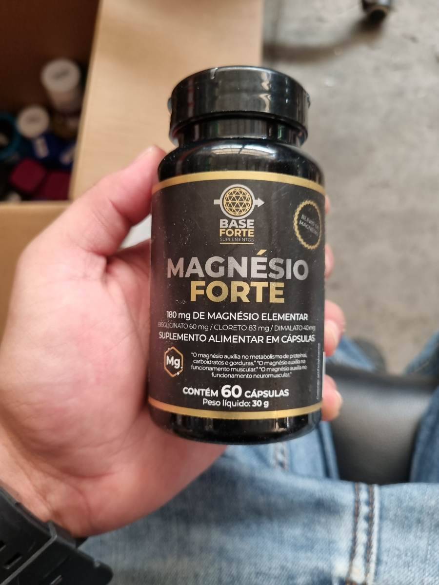Magnésio Forte suplemento alimentar em cápsulas