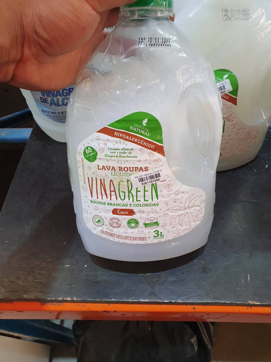 Lava Roupas Líquido Vinagreen Coco
