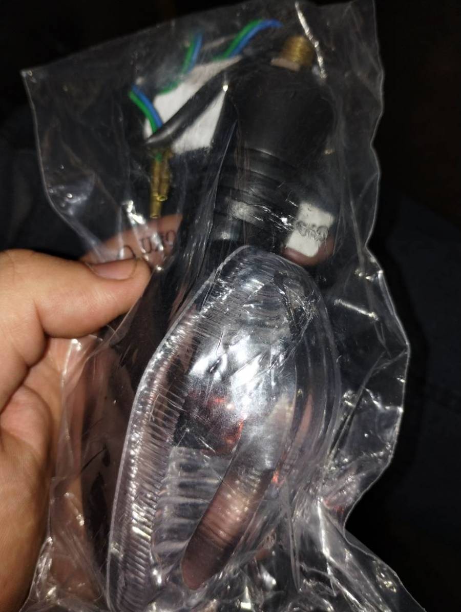 Sinaleira ou pisca de motocicleta
