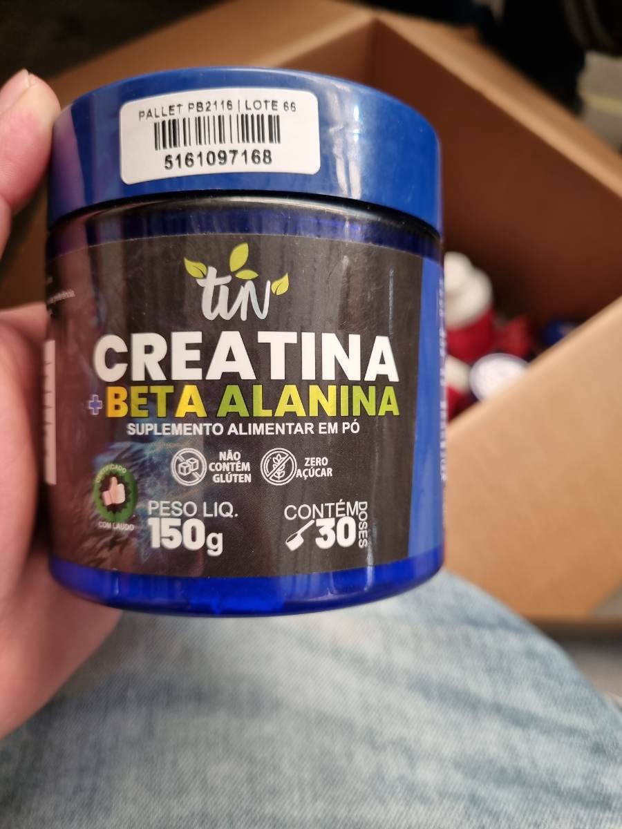 Creatina + Beta Alanina suplemento alimentar em pó