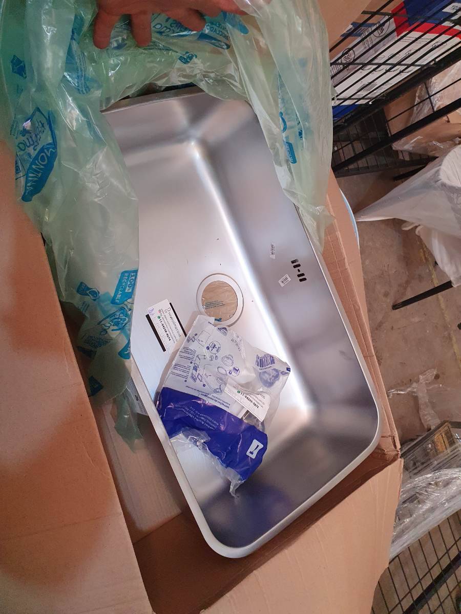 Cuba de aço inox para pia