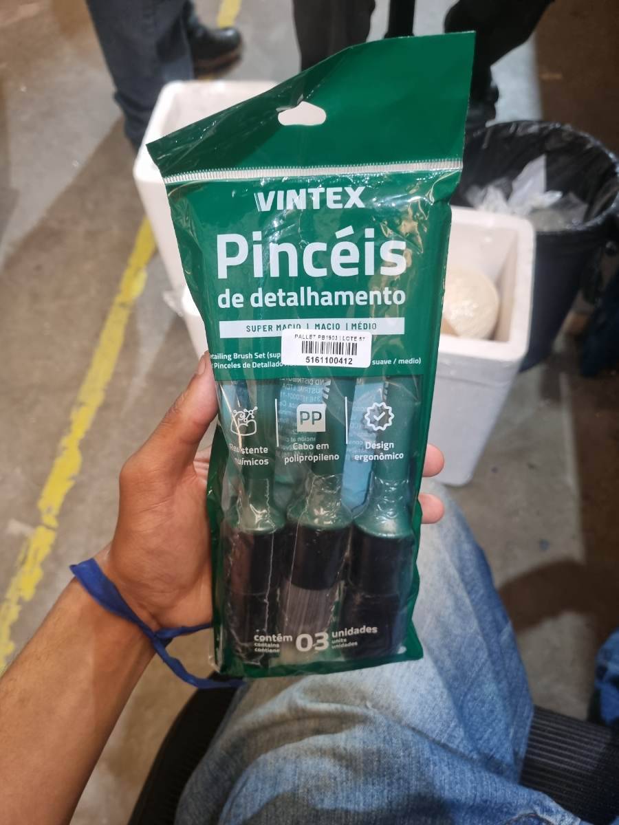 Pincéis de detalhamento 3 unidades