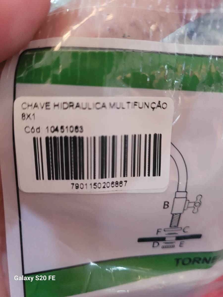 Chave hidráulica multifunção 8x1