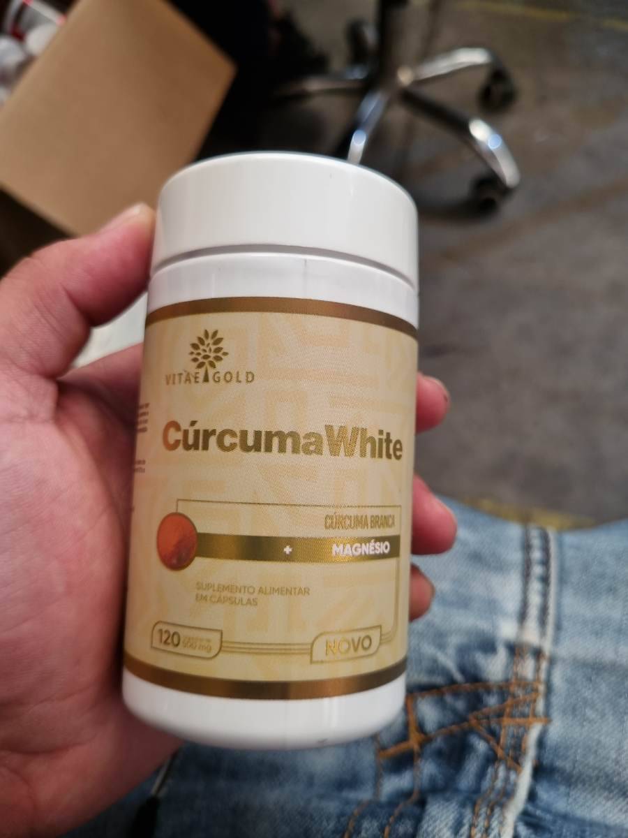 Suplemento alimentar Cúrcuma White com Magnésio
