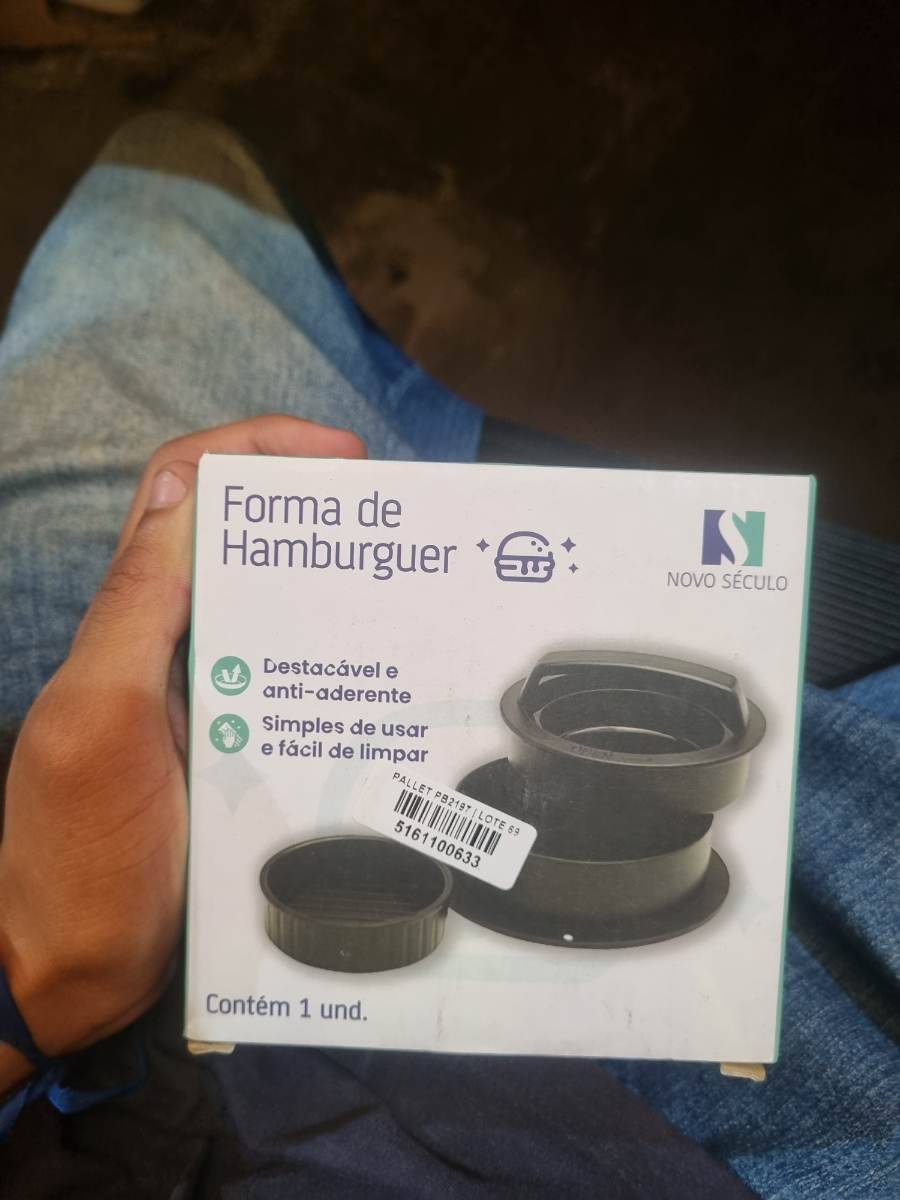 Forma de Hambúrguer destacável e antiaderente