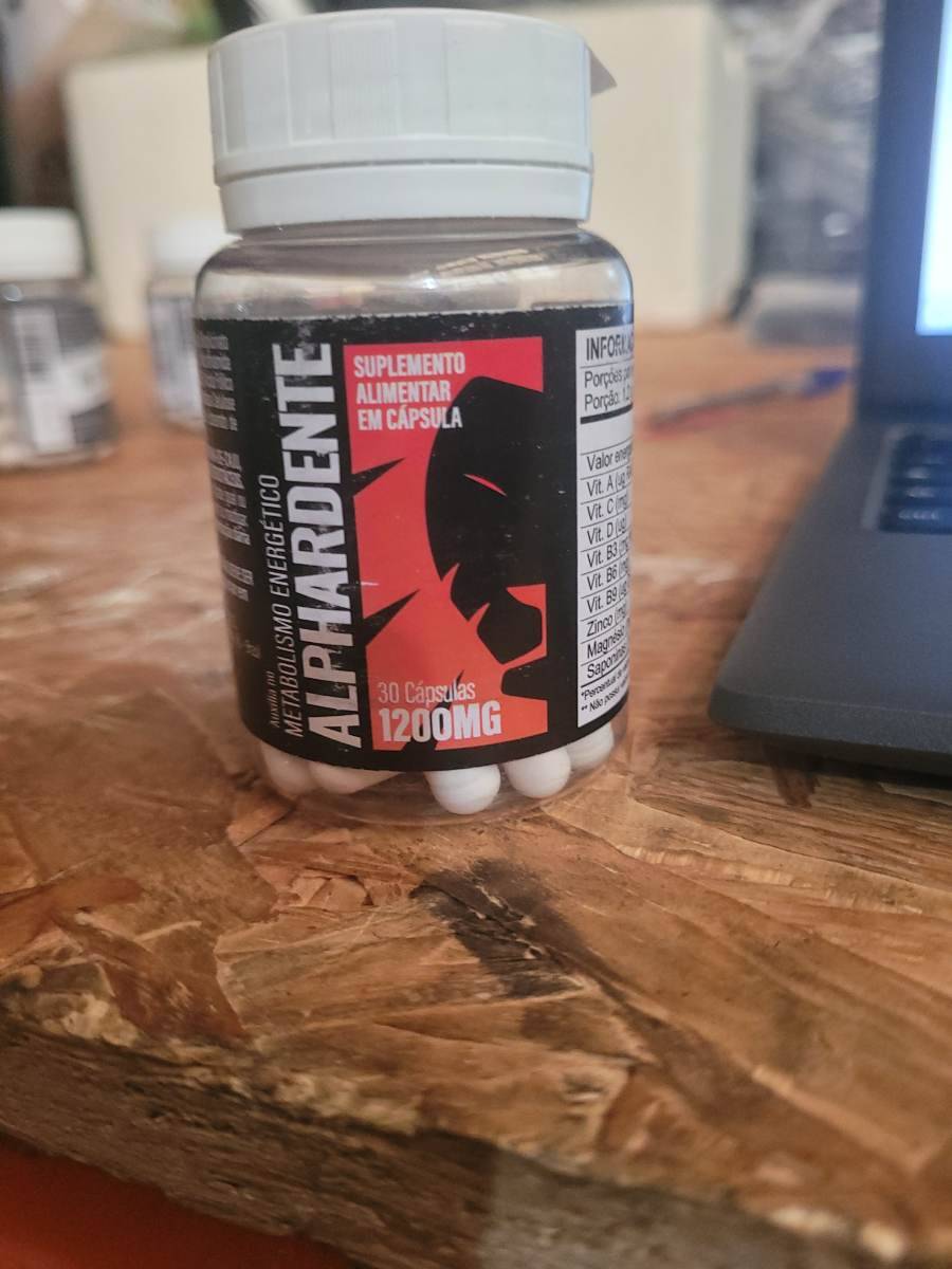 Suplemento alimentar em cápsula Alpha Hardente