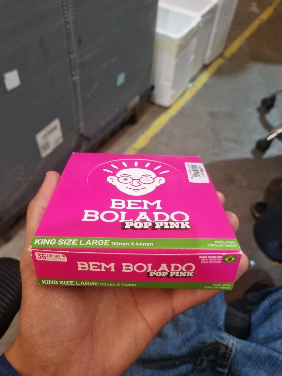Papel para enrolar tabaco Bem Bolado Pop Pink King Size Large