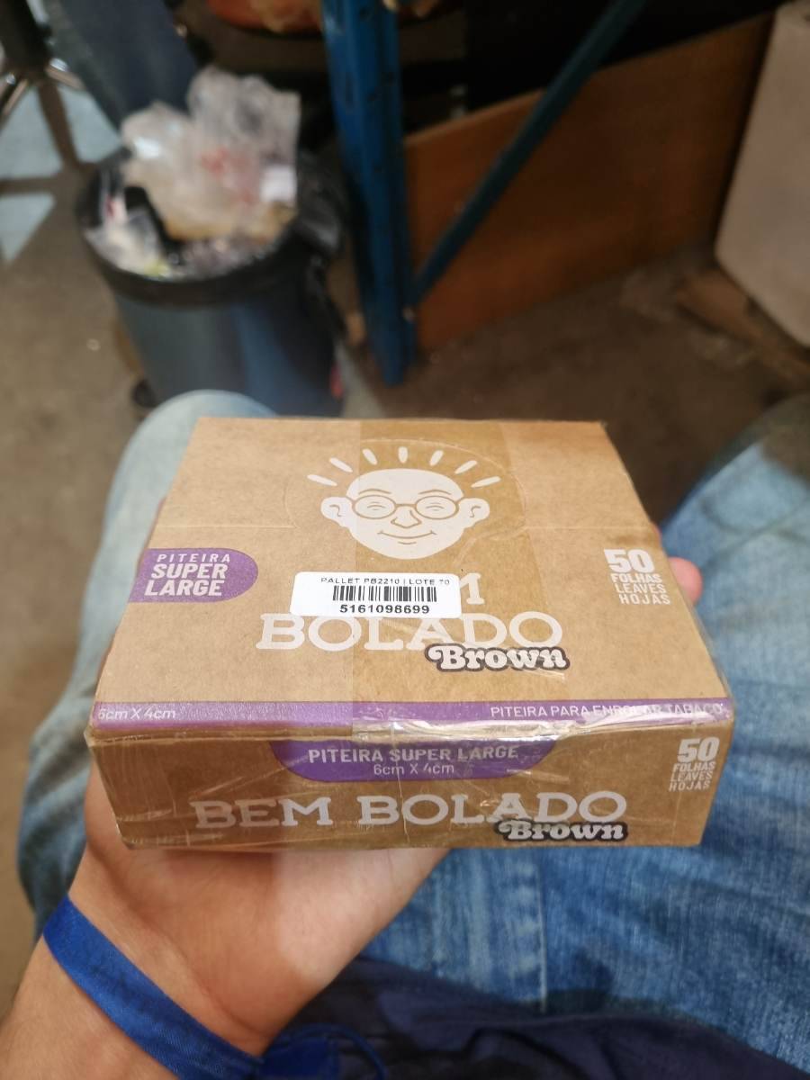 Piteira para enrolar tabaco Bem Bolado Brown Super Large